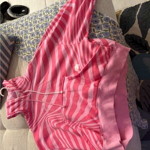 Pink Striped Nike Sweatsuit